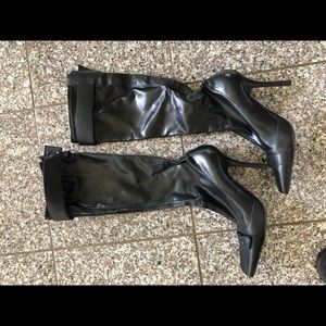Casadei knee high leather boot